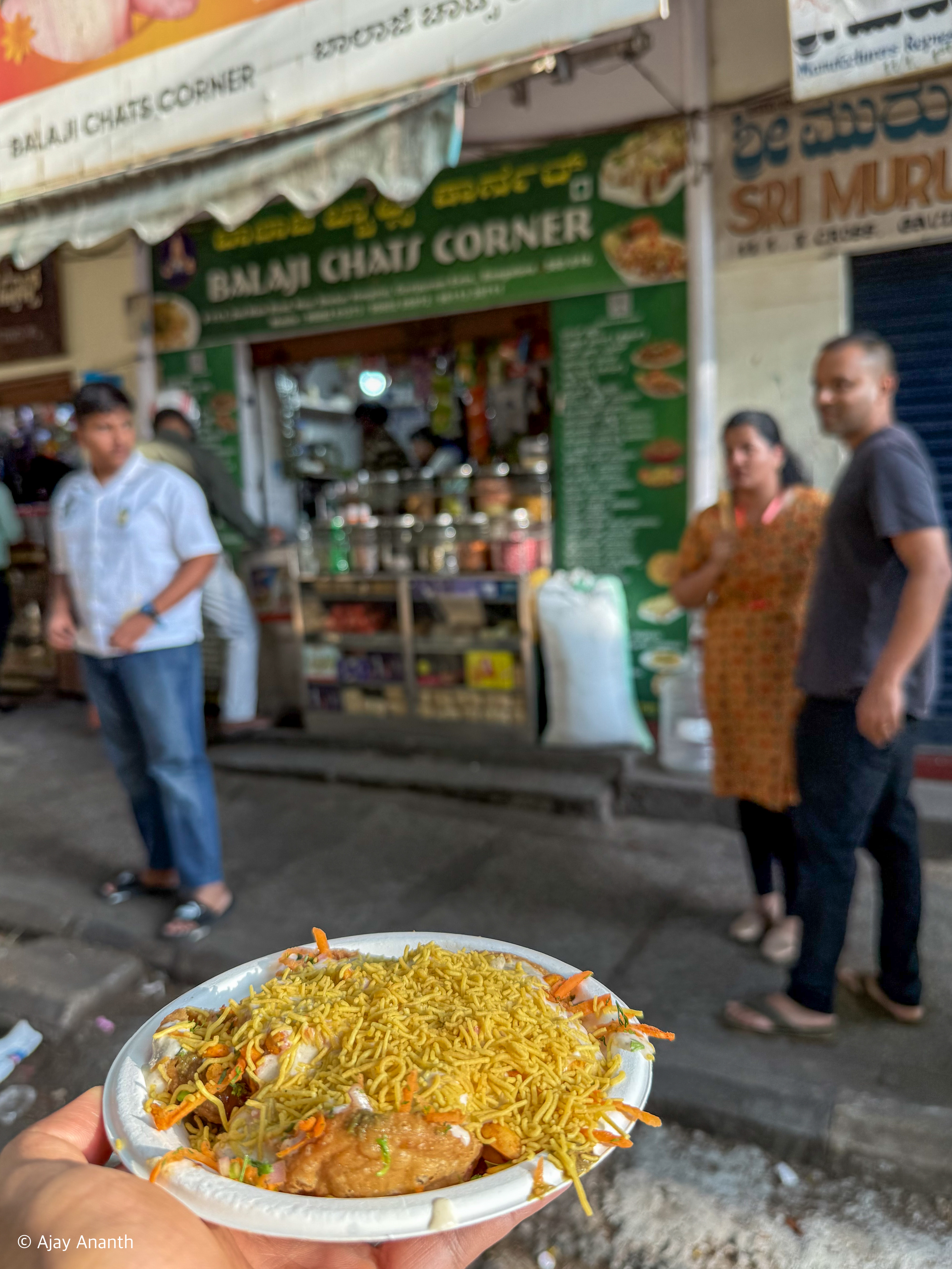 Balaji Chats Corner, Basavanagudi – Best Dahi Tikki Puri in Bengaluru